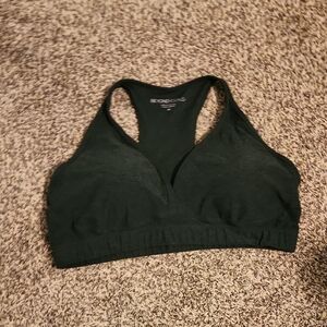 Heathet Green Beyond Yoga Sports Bra